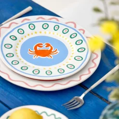 Bliss tallerken flat 27 cm tangplante multi