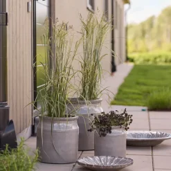 Blänk fat 51 cm grå