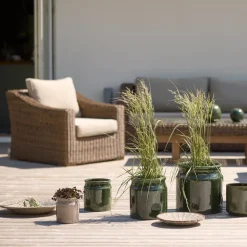 Blänk fat 51 cm grå