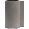 Block Nupo vase M 11x20 cm lys grå