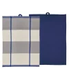 Blocks kjøkkenhåndkle 50x70 cm 2 stk royal blue