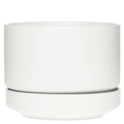 Blomsterpotte SN 19 cm matt hvit