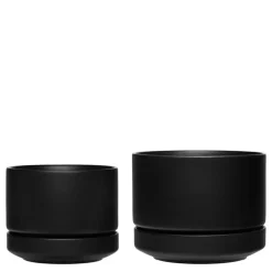 Blomsterpotte SN 19 cm matt svart
