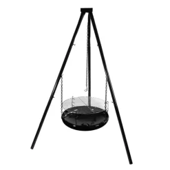 Bålpanne med stativ