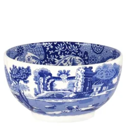 Blue Italian dipskål 11 cm blå/hvit