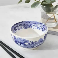 Blue Italian dipskål 11 cm blå/hvit