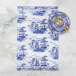 Blue Italian kjøkkenhåndkle 45x74 cm blå/hvit