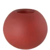 Boblen telykt 10 cm rød matt