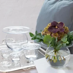 Boblen vase 12 cm klar