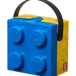 Boks med håndtak blå