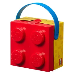 Boks med håndtak rød