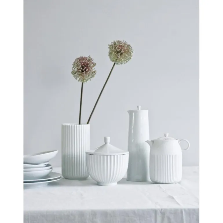 Bonbonnier ø14 cm hvit