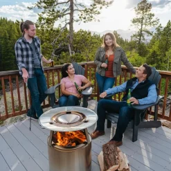 Bonfire varmespreder silver