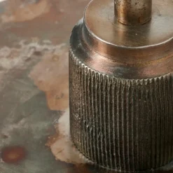 Boston bordlampe 42 cm antikk brun