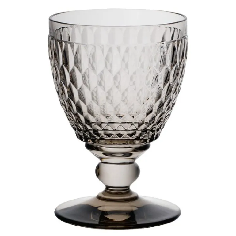 Boston vannglass 35 cl grå