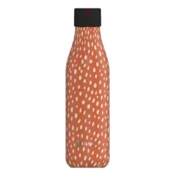 Bottle Up Design termoflaske 0,5L oransje/hvit