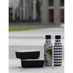 Bottle Up Design termoflaske 0,5L svart/hvit/rutete