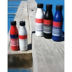 Bottle Up Marius termoflaske 0,5L grå/rød/hvit