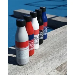 Bottle Up Marius termoflaske 0,5L grå/rød/hvit