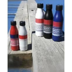 Bottle Up Marius termoflaske 0,5L rød/blå/hvit