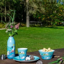 Bottle Up mummi termoflaske 0,5L playing on the beach lyseblå