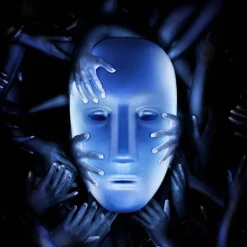 Brains Blå Karolina H7,5 cm