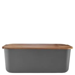 Brødboks elephant 42x19x15,5 cm grå