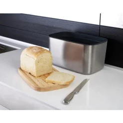 Brødboks 35x21,5 cm stål