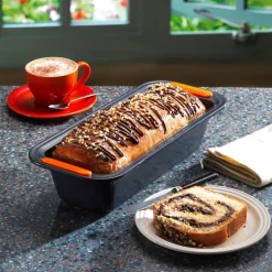 Brødform 24 cm svart