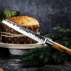 Brødkniv 35 cm olive