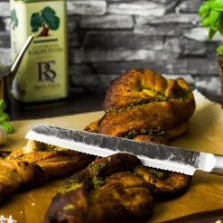 Brødkniv 35 cm olive