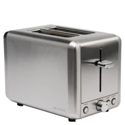 Brødrister 2 skiver rustfritt stål