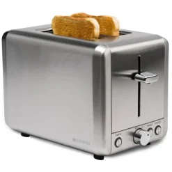 Brødrister 2 skiver rustfritt stål