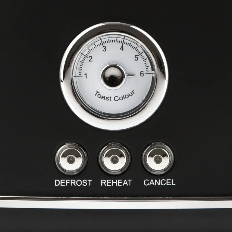 Brødrister artista 2 skiver svart