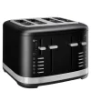 Brødrister 5KMT4109EBM 4 skiver brede spor matt svart