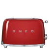 Brødrister TSF01 2 skiver rød