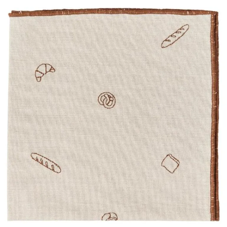 Bread tøyserviett 45x45 cm caramel brown