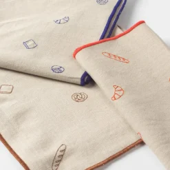 Bread tøyserviett 45x45 cm caramel brown