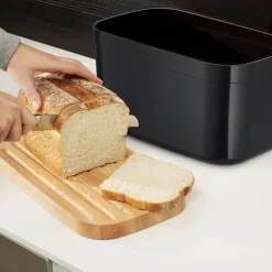 BreadBin brødboks svart