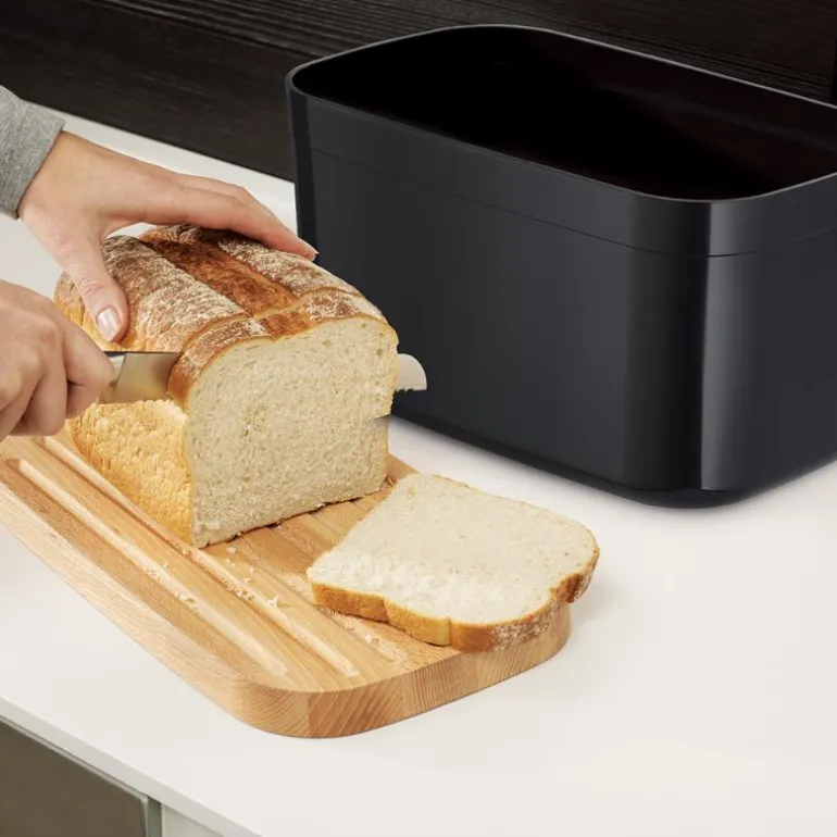 BreadBin brødboks svart
