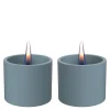 Breeze bordlykt 8 cm 2 stk lyseblå