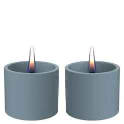 Breeze bordlykt 8 cm 2 stk lyseblå