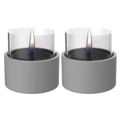 Breezy lykt 2 stk grå