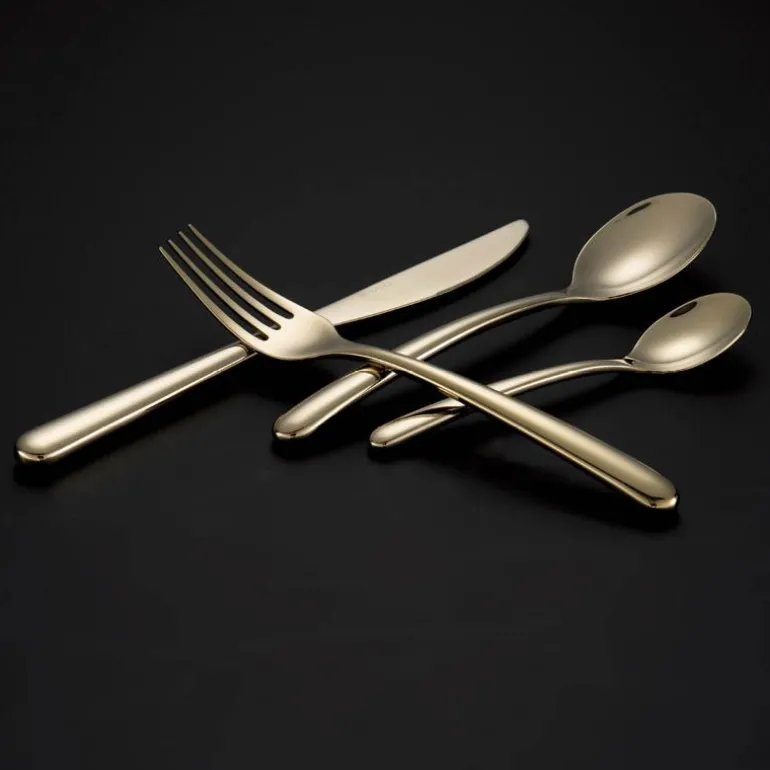 Bright bestikksett 24 deler gull