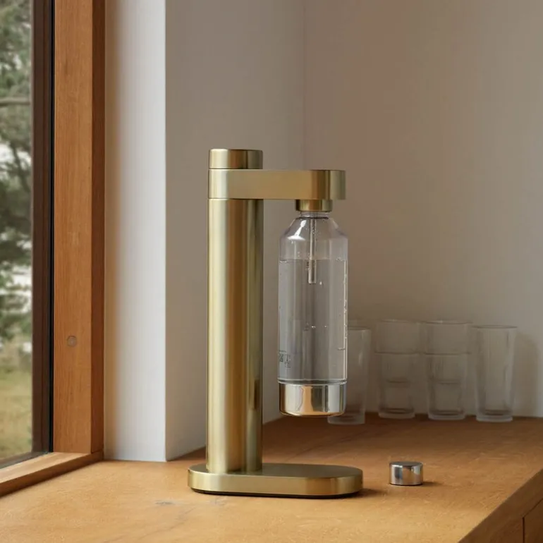 Brus kullsyremaskin børstet messing