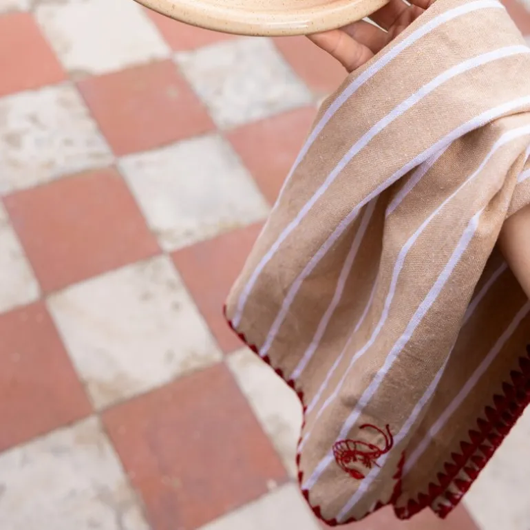 Bubba kjøkkenhåndkle 2 stk beige