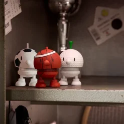 Bubmle fotball liten hvit