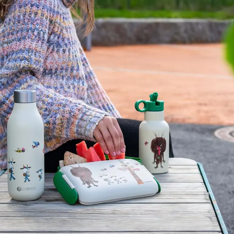 Bukkene Bruse lunsjboks 0,6L motiver grønn