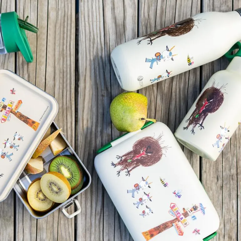 Bukkene Bruse lunsjboks 0,6L motiver grønn