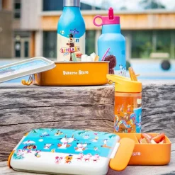 Bukkene Bruse lunsjboks 0,6L tegneserie oransje/beige
